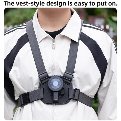 Vest - style Photography Chest Strap Body Mount Belt with Mount & Screw, 5 in 1, 6 in 1 Magnetic Base, 5 in 1 Magnetic Ring Base, 6 in 1 Magnetic Ring Base - ORIWHIZChest BeltDJI & Insta360 AccessoriesUniversal Chest & Head Belt