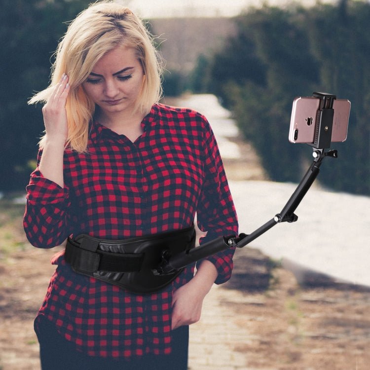 Waist Belt Mount Strap with Adapter & Screw for GoPro, Insta360, DJI and Other Action Cameras - ORIWHIZChest BeltDJI & Insta360 AccessoriesUniversal Chest & Head Belt