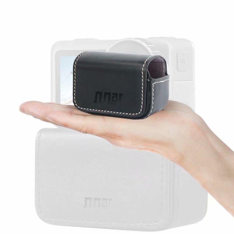 Waterproof Mini Leather Case Storage Carrying Box for DJI OSMO Action / GoPro / SJCAM / Xiaomi Mi Jia, Black, Coffee - ORIWHIZCase & BagsDJI & Insta360 AccessoriesOsmo Pocket Accessories