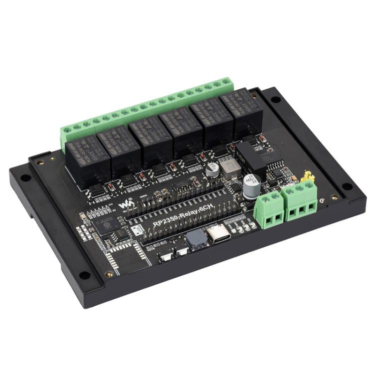 WAVESHARE RP2350 Industrial Control Board 6 - Channel Relay Module, Based On RP2350 Microcontroller, Supports Wxternal Interfaces RS485 And Pico, Without Wi - Fi Module - ORIWHIZArduino & SCM SuppliesConsumer ElectronicsRelay Module