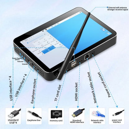 Windows 10 Intel Atom Z3735F up to 1.83GHz, Support WiFi & Bluetooth & TF Card & HDMI & RJ45, X2 2GB+64GB - ORIWHIZ