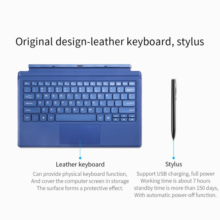 Windows 10 System, Intel Gemini Lake N4120 Quad Core Up to 2.6GHz, with Keyboard & Stylus Pen, Support Dual Band WiFi & Bluetooth & Micro SD Card, 8GB+128GB - ORIWHIZ
