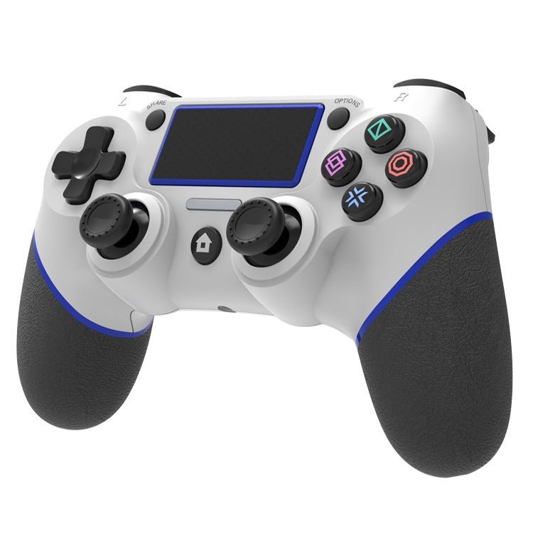 Wireless Bluetooth Rubberized Gamepad For PS4, White Blue, White Green, White Red - ORIWHIZSony AccessoriesSony Accessories GamepadsToys & Hobbies