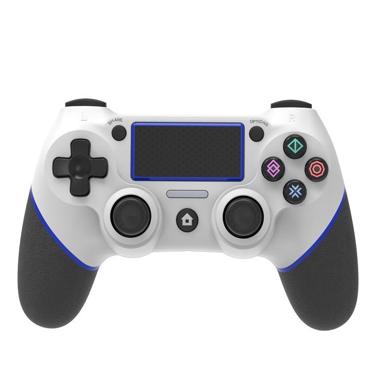 Wireless Bluetooth Rubberized Gamepad For PS4, White Blue, White Green, White Red - ORIWHIZSony AccessoriesSony Accessories GamepadsToys & Hobbies