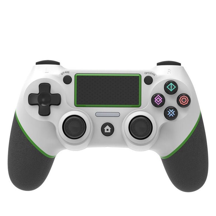 Wireless Bluetooth Rubberized Gamepad For PS4, White Blue, White Green, White Red - ORIWHIZSony AccessoriesSony Accessories GamepadsToys & Hobbies