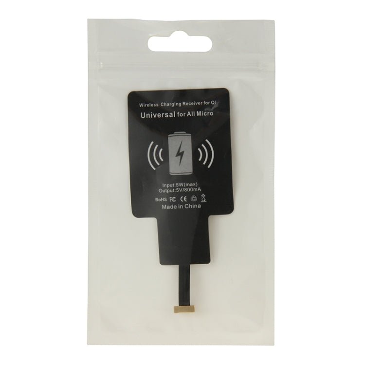 Wireless Charging Receiver For QI, Universal for All Micro, For Micro USB Phones - ORIWHIZ