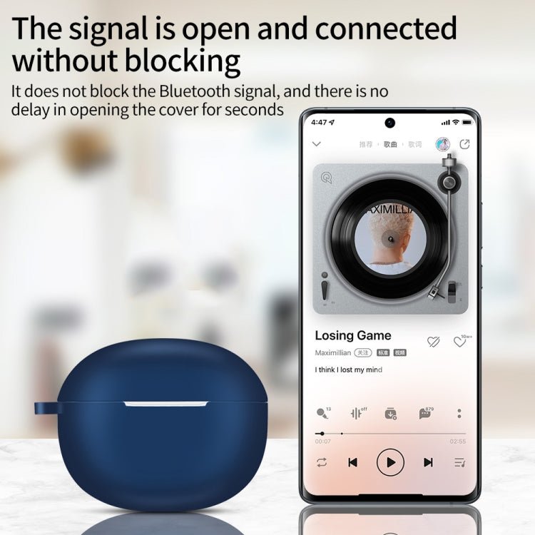 Wireless Earphone Silicone Protective Case, For Realme T100 - ORIWHIZ
