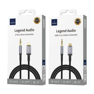 WIWU Wi - C048 Legend Series Type - C to 3.5mm Audio Adapter Cable, Length: 1.5m, Wi - C048T - ORIWHIZ