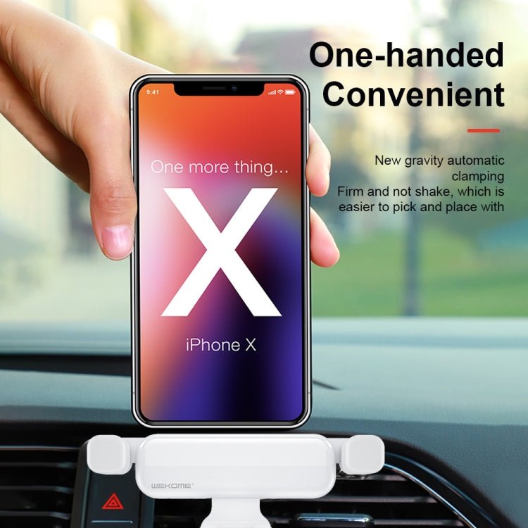 WK WA - S41 iDeal Series Car Gravity Bracket Car Air Outlet FoldingMobile Phone Holder Bracket, WA - S41 - ORIWHIZ