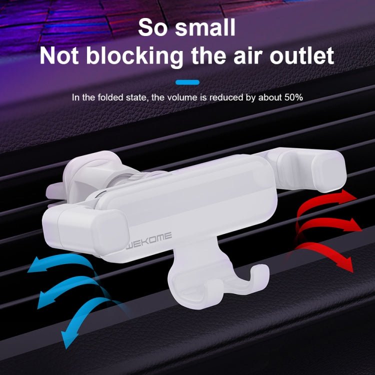 WK WA - S41 iDeal Series Car Gravity Bracket Car Air Outlet FoldingMobile Phone Holder Bracket, WA - S41 - ORIWHIZ