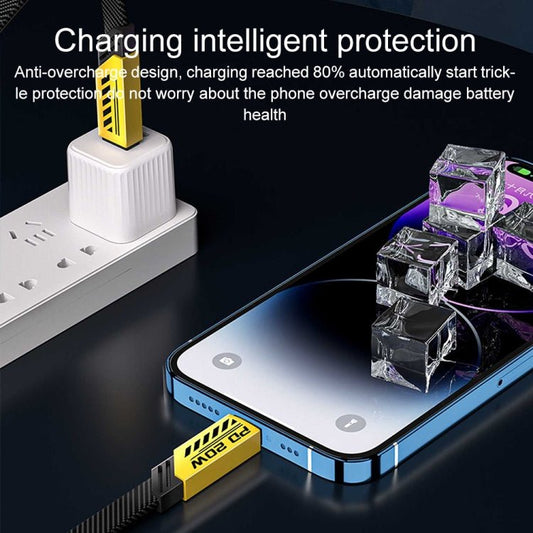 WK WDC - 190a Mech Series 6A USB to USB - C/Type - C Fast Charge Data Cable, Length: 1m, USB to USB - C/Type - C - ORIWHIZ