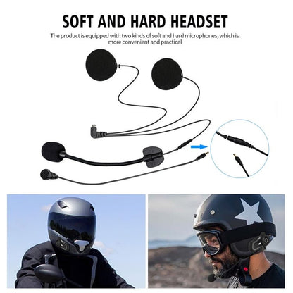 WUPP Bluetooth 5.1 S2 Motorcycle Helmet Full Duplex Bluetooth Intercom Headset Earphone - ORIWHIZConsumer ElectronicsMotorcycle Walkie TalkieWalkie Talkie