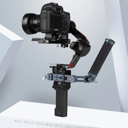 Empuñadura de ángulo ajustable XILETU para estabilizadores DJI RS 4 Mini/RS 4 Pro/RS 4/RS 3 Mini/RS 3 Pro/RS 2 - Accesorios ORIWHIZDJI e Insta360 Serie DJI RoninXILETU