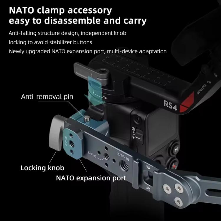 XILETU Adjustable Angle Handle Grip For DJI RS 4 Mini/RS 4 Pro/RS 4/RS 3 Mini/RS 3 Pro/RS 2 Stabilizers - ORIWHIZDJI & Insta360 AccessoriesDJI Ronin SeriesXILETU