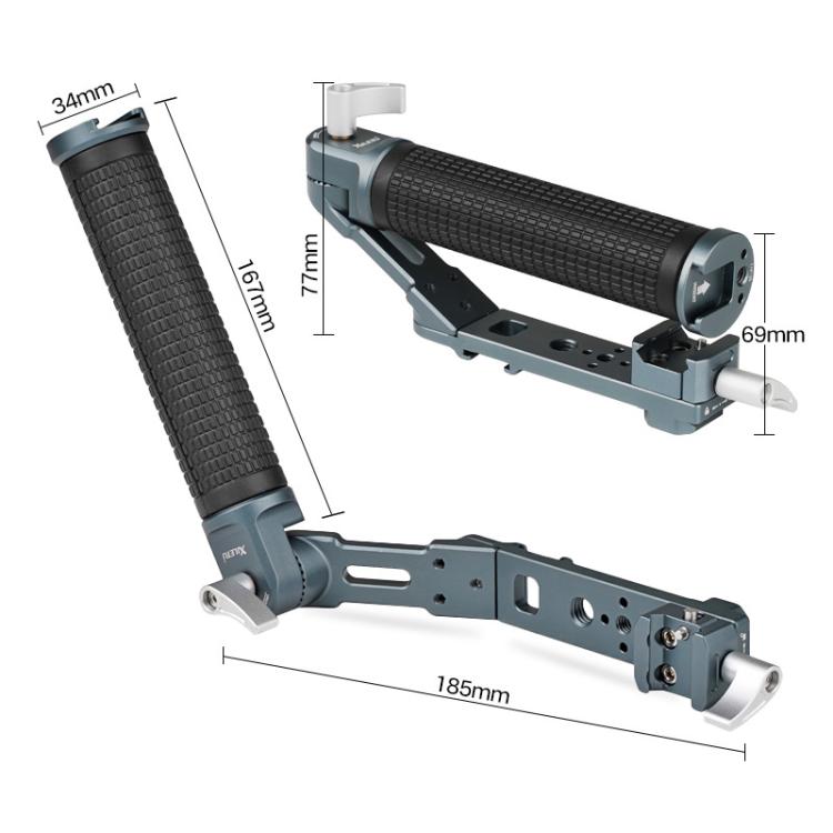 XILETU Adjustable Angle Handle Grip For DJI RS 4 Mini/RS 4 Pro/RS 4/RS 3 Mini/RS 3 Pro/RS 2 Stabilizers - ORIWHIZDJI & Insta360 AccessoriesDJI Ronin SeriesXILETU