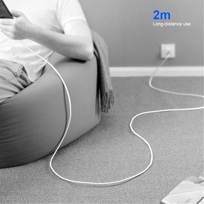 XJ - 50 PD 120W 5A USB - C / Type - C to USB - C / Type - C Fast Charging Data Cable, Cable Length: 2m, 2m - ORIWHIZ