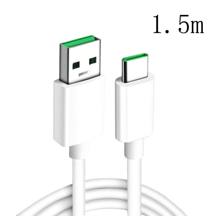 XJ - 63 5A USB to Type - C Super Flash Charging Data Cable for OPPO, 1m, 1.5m, 2m - ORIWHIZ