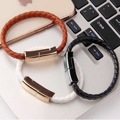 XJ - 72 20cm USB to USB - C / Type - C Bracelet Charging Data Cable, 20cm Type - C, Type - C - ORIWHIZ