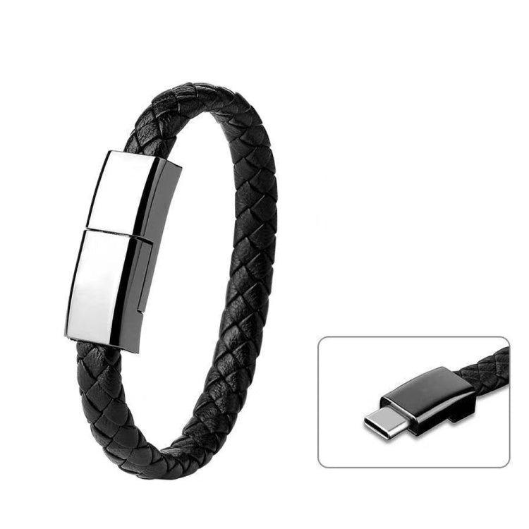 XJ - 72 20cm USB to USB - C / Type - C Bracelet Charging Data Cable, 20cm Type - C, Type - C - ORIWHIZ