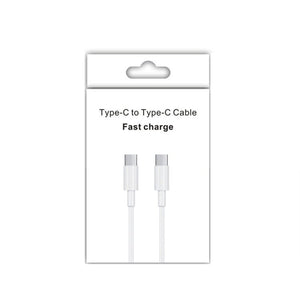 XJ - 98 2pcs 1m 35W USB - C / Type - C to Type - C Fast Charging Data Cable, 35W (2pcs) - ORIWHIZ