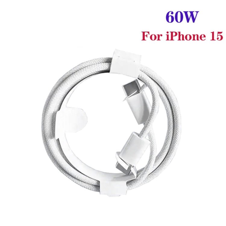XJ - 99 2pcs 1m 60W USB - C / Type - C to Type - C Fast Charging Data Cable for, 60W (2pcs) - ORIWHIZ
