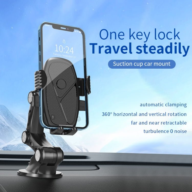 XZ3+JZ3 Suction Cup Type Car Holder Fixed Shockproof Mobile Phone Stand GPS Navigation Holder, XZ3+JZ3 - ORIWHIZ
