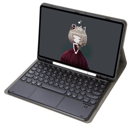 YA098B - A Detachable Lambskin Texture Round Keycap Bluetooth Keyboard Leather Case with Touch Control & Pen Slot & Stand, For iPad Air 5 / 4 10.9 inch 2020 / Pro 11 inch 2020 / 2018, For iPad 10.2 (2020) & (2019) / Air 3 10.5 inch / Pro 10.5 inch�������... - ORIWHIZApple AccessoriesiPad KeyboardiPad Keyboard Universal