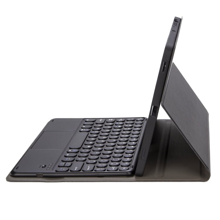 YA098B - A Detachable Lambskin Texture Round Keycap Bluetooth Keyboard Leather Case with Touch Control & Pen Slot & Stand, For iPad Air 5 / 4 10.9 inch 2020 / Pro 11 inch 2020 / 2018, For iPad 10.2 (2020) & (2019) / Air 3 10.5 inch / Pro 10.5 inch�������... - ORIWHIZApple AccessoriesiPad KeyboardiPad Keyboard Universal