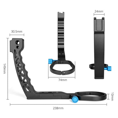YELANGU A69 Lifting Handle Pot Handheld Stabilizer Extension Mount for DJI Ronin SC, A69 for DJI Ronin SC - ORIWHIZDJI & Insta360 AccessoriesDJI Ronin SeriesYELANGU