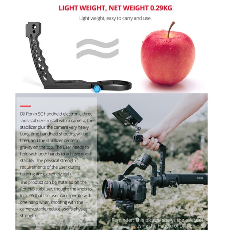 YELANGU A69 Lifting Handle Pot Handheld Stabilizer Extension Mount for DJI Ronin SC, A69 for DJI Ronin SC - ORIWHIZDJI & Insta360 AccessoriesDJI Ronin SeriesYELANGU