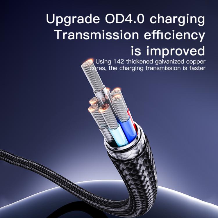 Yesido CA129C 18W 3A USB to USB - C / Type - C Charging Data Cable, Length: 1.2m, CA129C - ORIWHIZ