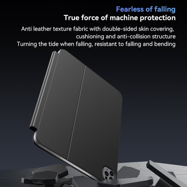 Yesido Dual - sided Clip Magnetic Keyboard Leather Case, For iPad Pro 11 2022 / Air 10.9 2022, For iPad 10th Gen 10.9 2022 - ORIWHIZApple AccessoriesiPad KeyboardiPad Keyboard For iPad Pro
