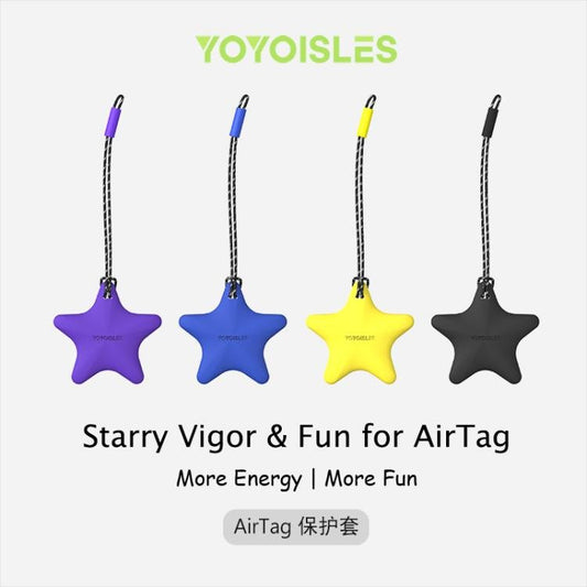 YOYOISLES Air Stars Series EVA Keychain Locator Protective Case, For Airtag - ORIWHIZ