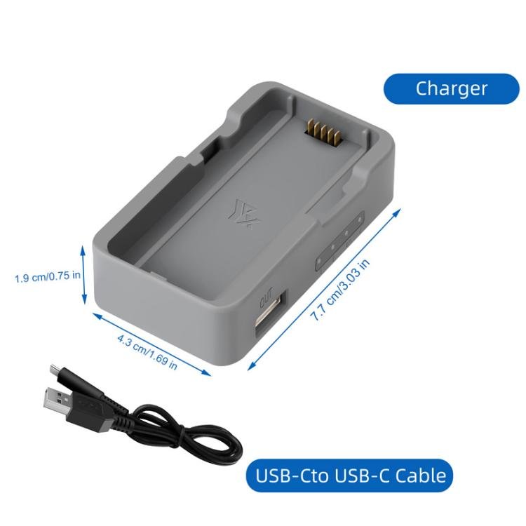 YX Single - Port Charger Battery Storage USB Charger, For DJI Neo 2 - ORIWHIZDJI & Insta360 AccessoriesDJI Neo AccessoriesOther