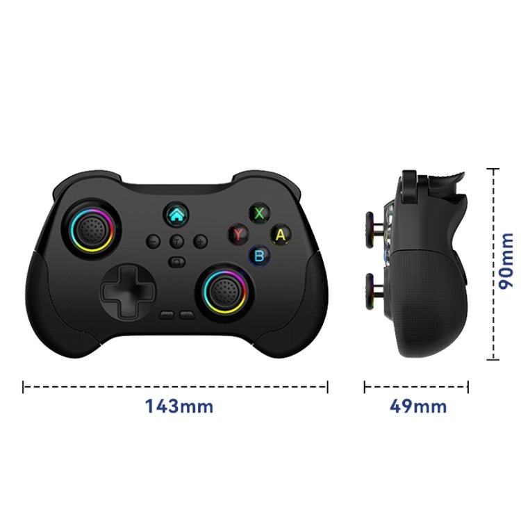 Z01 Wireless Gaming Vortex Dual Hall Body Grip For Switch / PS3 / PS4 / Adroid / IOS, White, black, green - ORIWHIZGame AccessoriesGamepadsNintendo Accessories