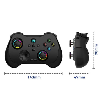 Z01 Wireless Gaming Vortex Dual Hall Body Grip For Switch / PS3 / PS4 / Adroid / IOS, White, black, green - ORIWHIZGame AccessoriesGamepadsNintendo Accessories