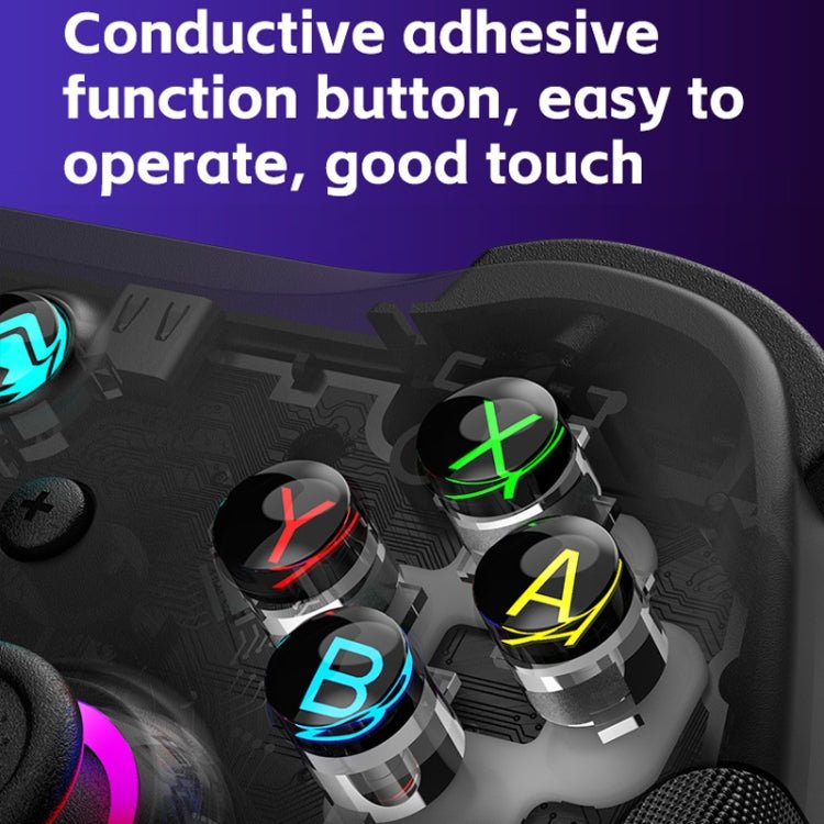 Z01 Wireless Gaming Vortex Dual Hall Body Grip For Switch / PS3 / PS4 / Adroid / IOS, White, black, green - ORIWHIZGame AccessoriesGamepadsNintendo Accessories