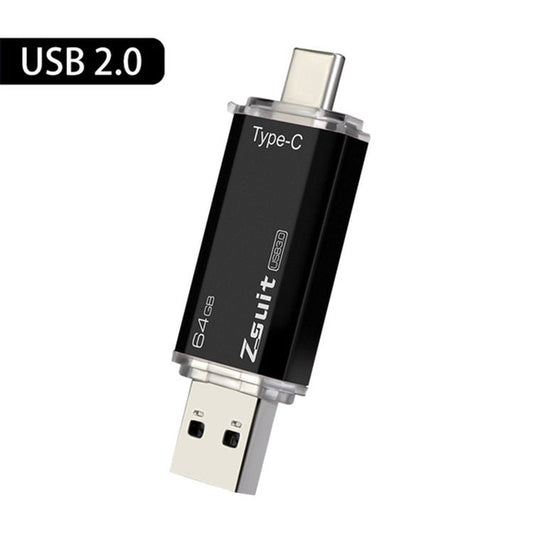 Zsuit Zstpc3 2 in 1 Type - C Interface Metal Phone U Disk, Randon Color Delivery, 8GB, 16GB, 32GB, 64GB, 128GB - ORIWHIZ