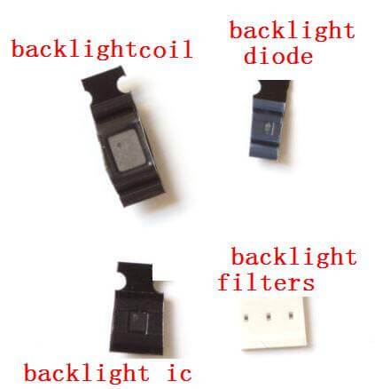 16PCS Iphone 6S 6SP D4020 D4021 Diode L4020 L4021 Backlight Coil Capacitor - ORIWHIZ