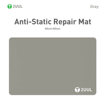 2UUL ST91 Grey Anti-Static Mat 40*60cm Heat Resistance Soldering Station Silicon Work Mat for BGA Welding Rework - ORIWHIZ