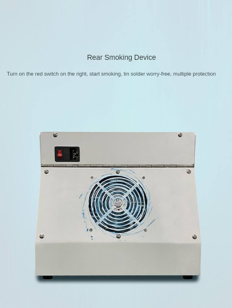Anti-Static Clean Dust-Free Room Build-in Smoking Instrument Workbench Cleaning Working Room Fume Anti Dust Working Bench Adjustable Wind For LCD Refurbish Phone Repair Room - ORIWHIZ
