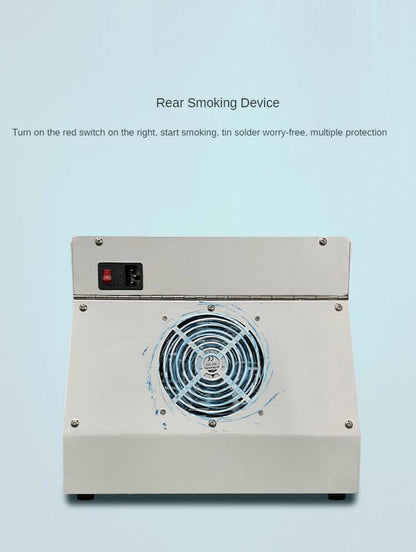 Anti-Static Clean Dust-Free Room Build-in Smoking Instrument Workbench Cleaning Working Room Fume Anti Dust Working Bench Adjustable Wind For LCD Refurbish Phone Repair Room - ORIWHIZ