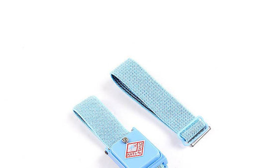 AntiStatic ESD Wrist Strap, Antistatic Bracelet with 1.8m Grounding Wire - Static-Release Wristband with Alligator Clip, Blue - ORIWHIZ