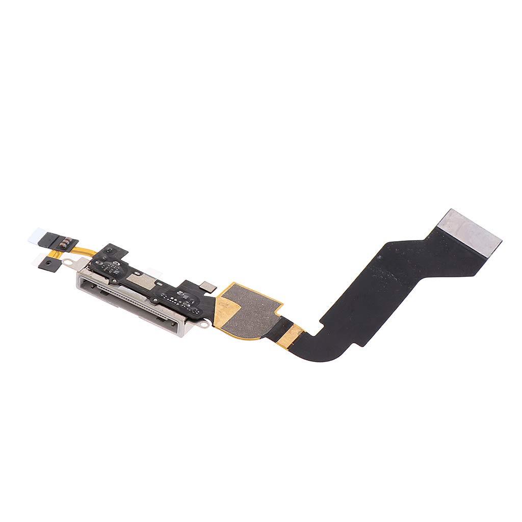 For iPhone 4S Charging Port Flex Black - Oriwhiz Replace Parts