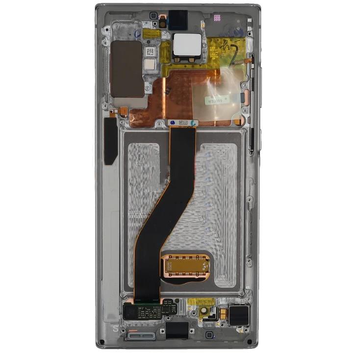 Repuestos Oriwhiz para pantalla LCD táctil y marco Aura Glow/plata para Samsung Note 10 Plus