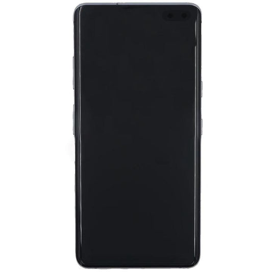For Samsung S10 5G LCD with Touch + Frame Majestic Black SERVICE PACK - Oriwhiz Replace Parts