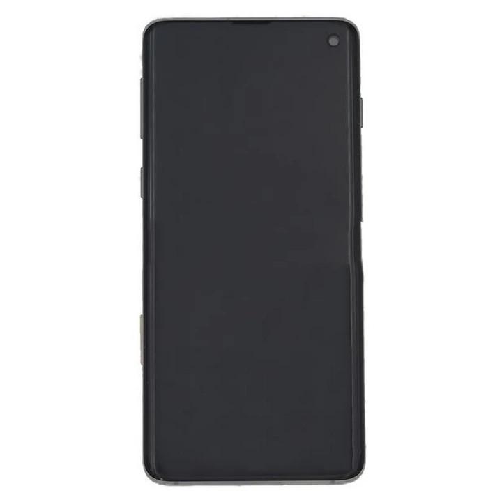 For Samsung S10 LCD with Touch Frame Prism Black - Oriwhiz Replace Parts