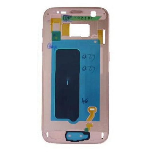 For Samsung S7 Edge Middle Frame Rose  - Oriwhiz Replace Parts