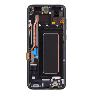For Samsung S8 LCD With Touch Frame Black - Oriwhiz Replace Parts