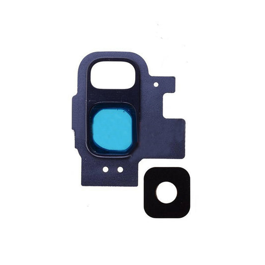 For Samsung S9 Back Camera Glass Lens With Bezel Ring Coral Blue - Oriwhiz Replace Parts